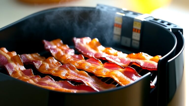 air fryer bacon cooking time