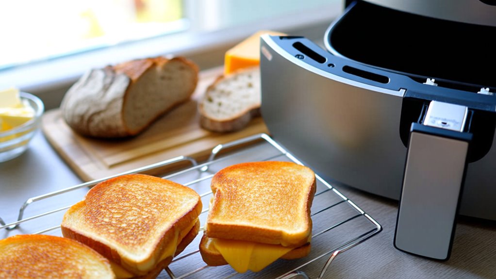 air fryer grilled cheese recipe
