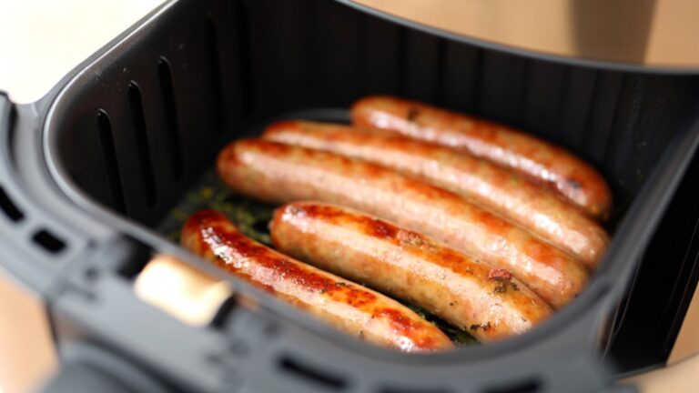 air fryer italian sausage cooking