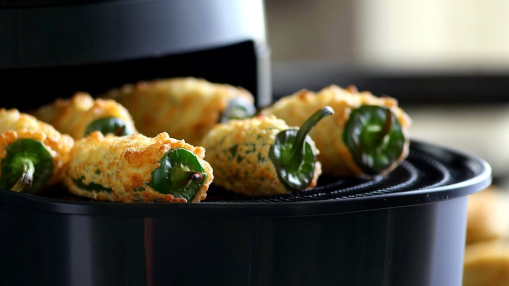 air fryer jalapeno poppers cooking