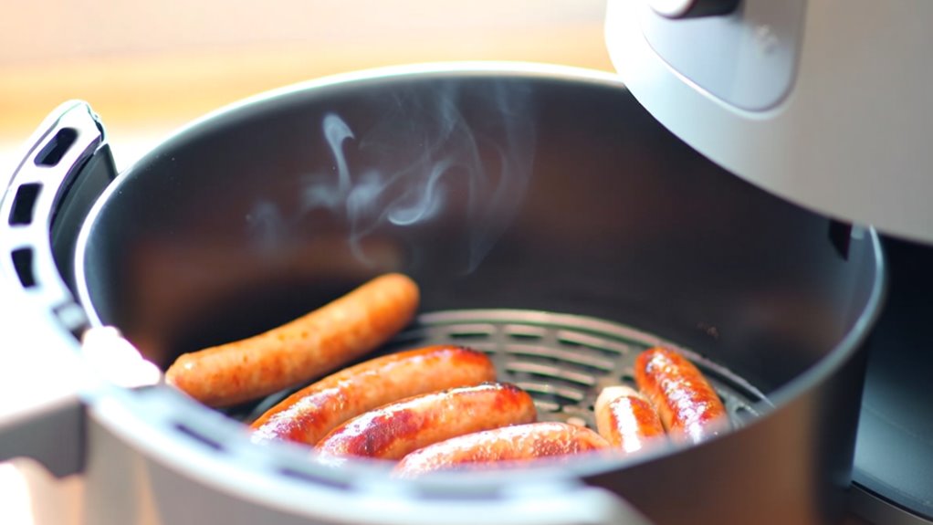 air fryer sausage cooking time