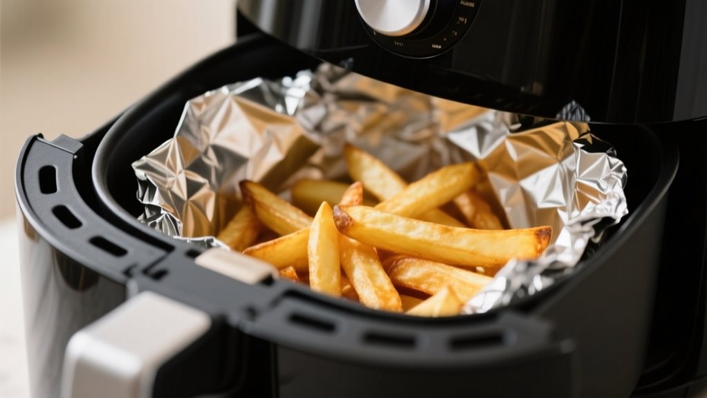 aluminum foil in air fryer