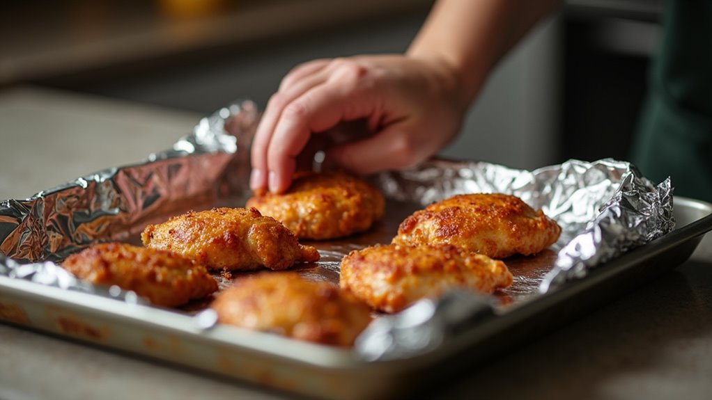 arrange cover and crisp