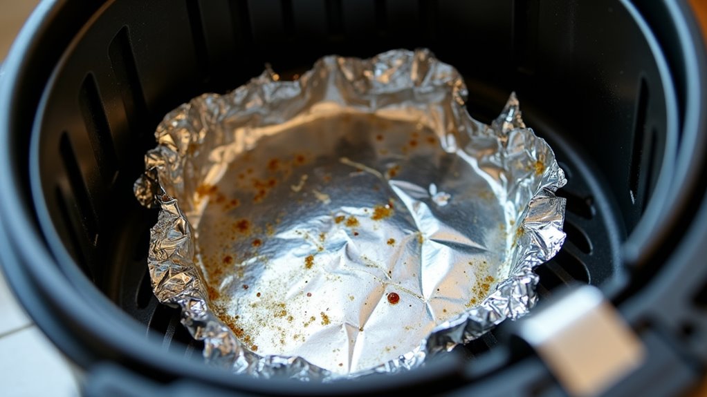 avoid aluminum foil use