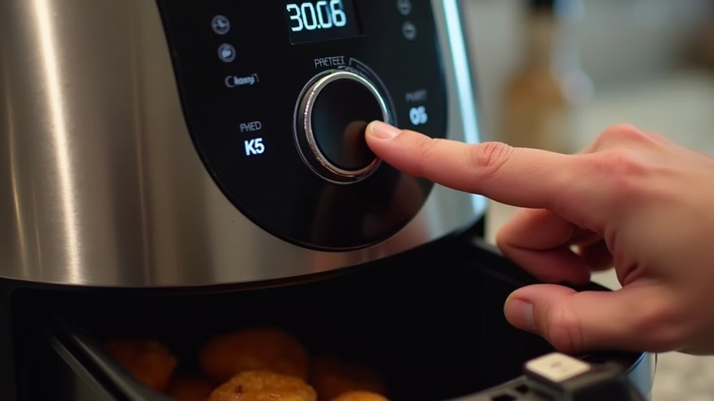 check air fryer preheat