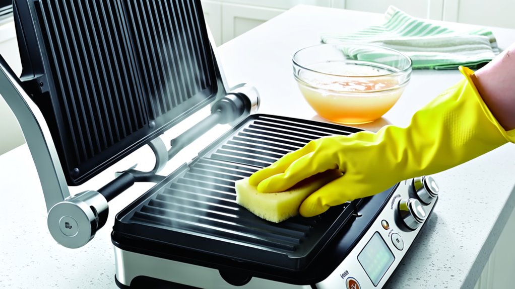 clean george foreman grill