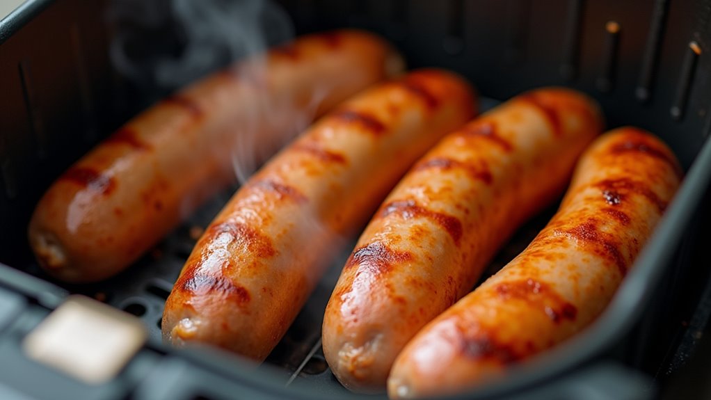 cooking frozen sausages safely