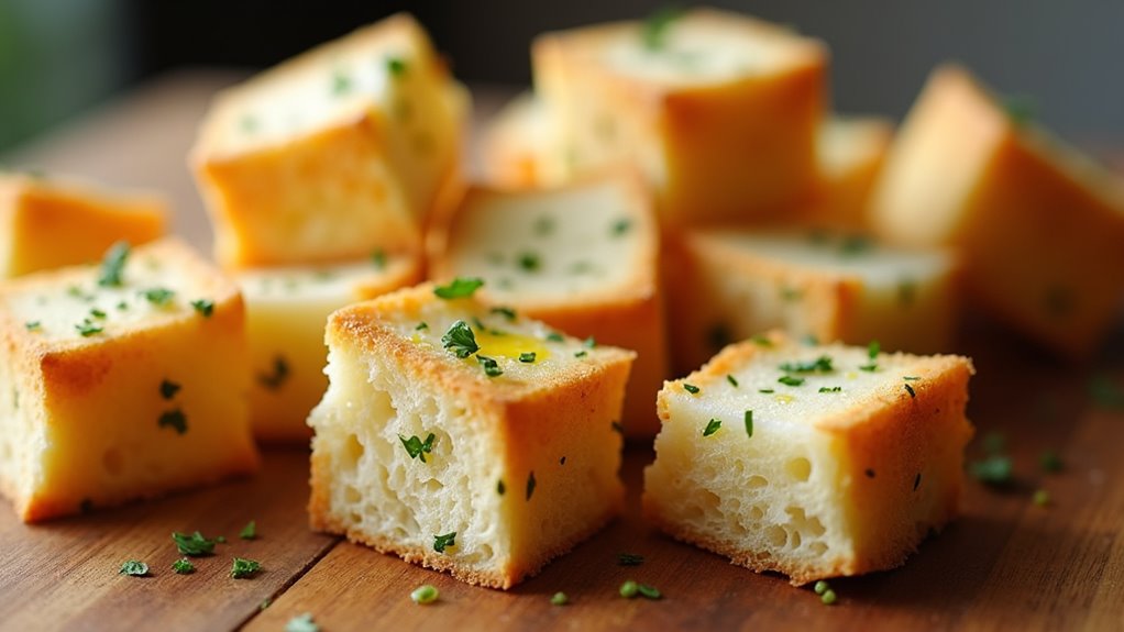 crispy seasoned bread cubes