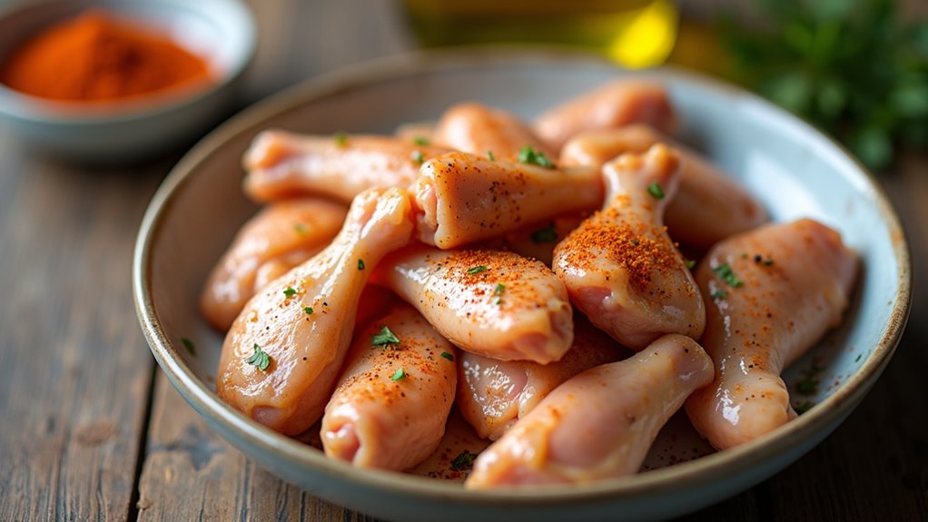crispy seasoned chicken wings
