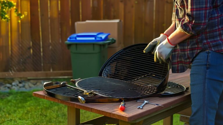dispose of your grill
