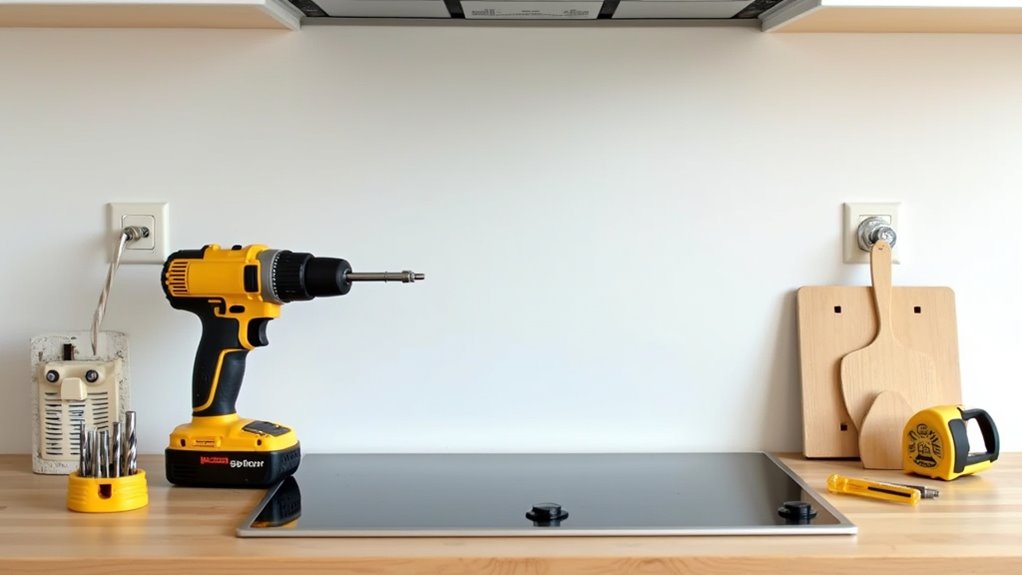 gather tools prepare area