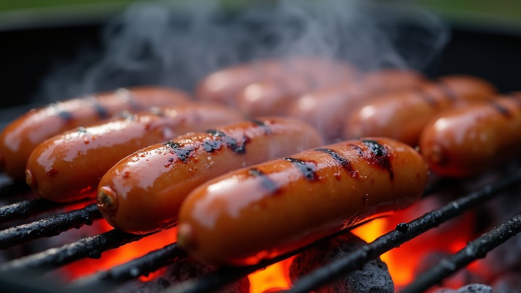 grill frankfurters for perfection