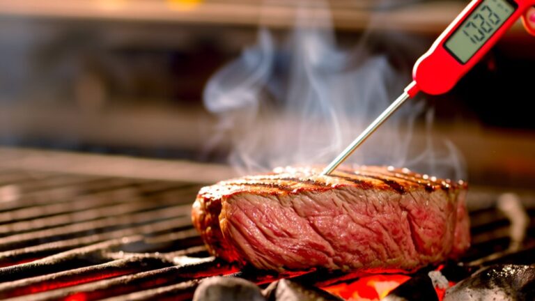 grilling a thick filet