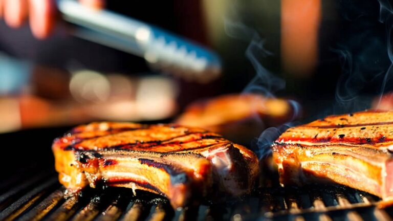 grilling bone in pork chops
