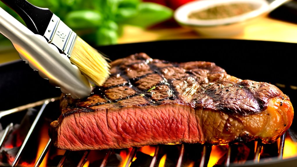 grilling medium well steak