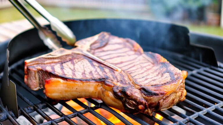 grilling t bone steak timing