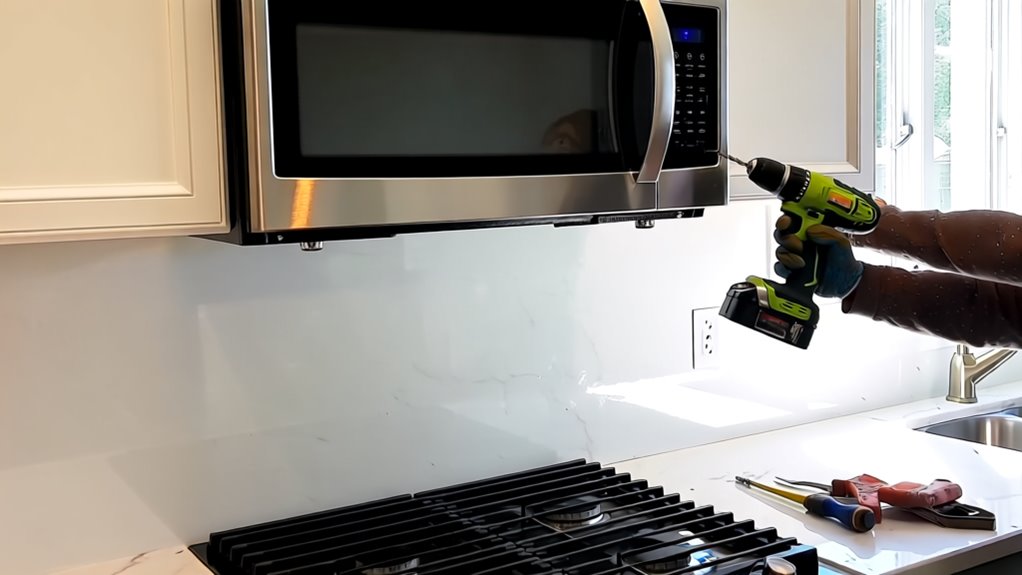 install microwave in seven steps