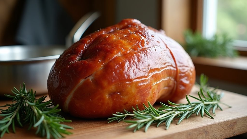 let ham rest glaze