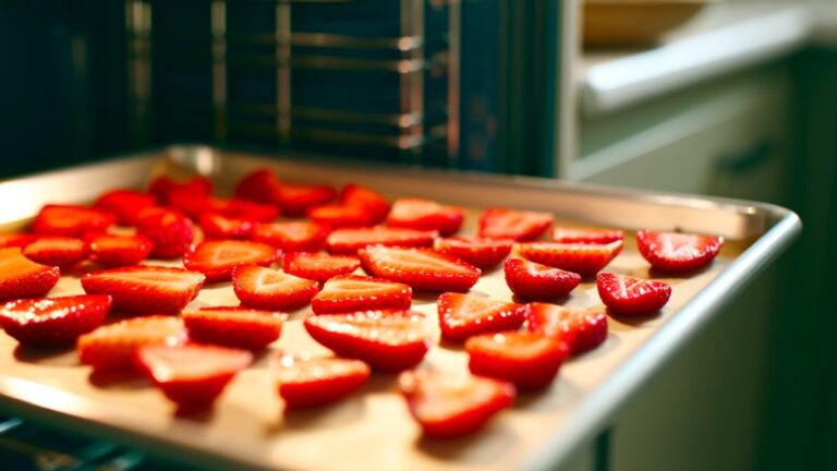 oven dried chewy strawberries recipe