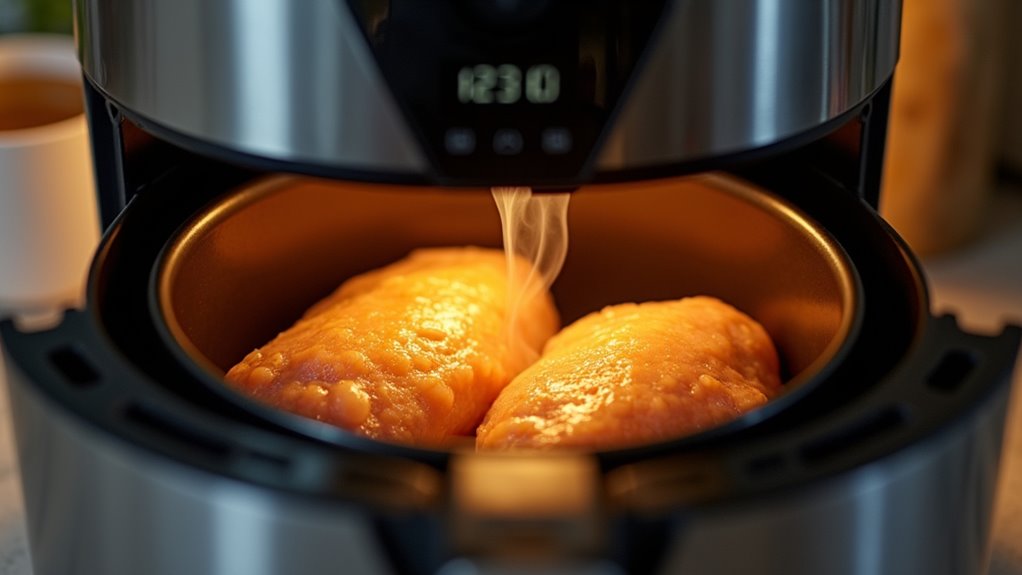 preheat air fryer adequately