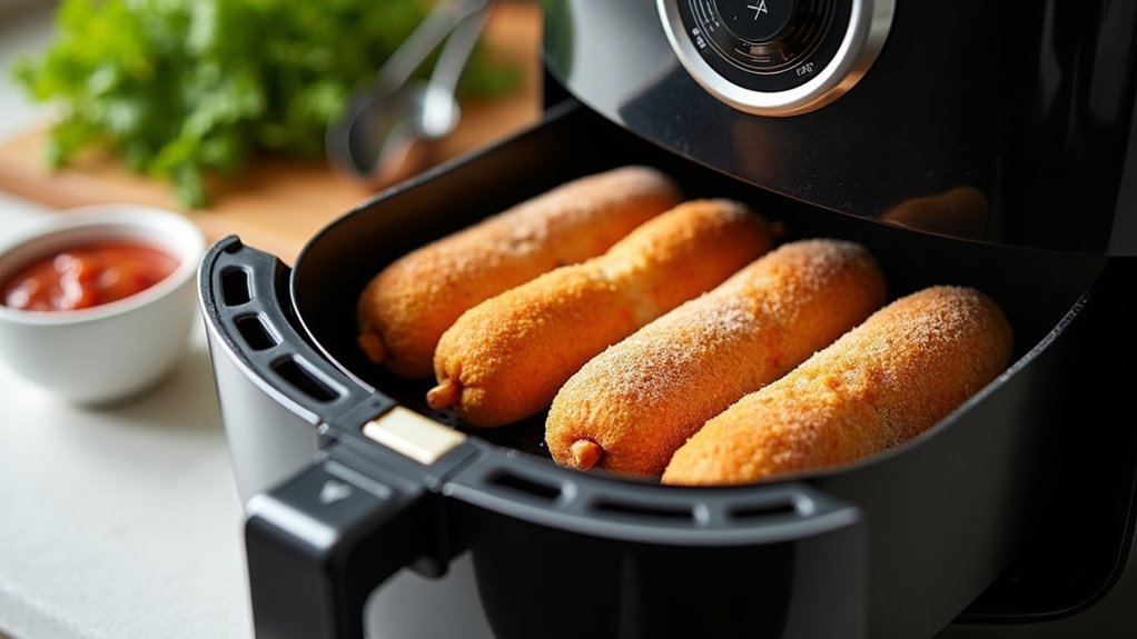 prepare frozen corn dogs