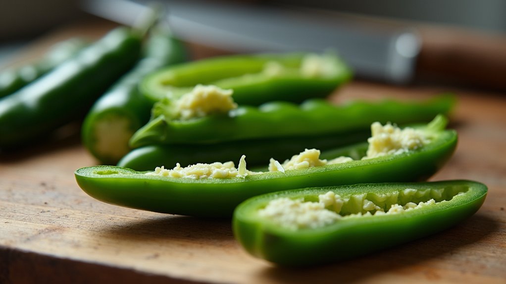 prepare jalape os for stuffing