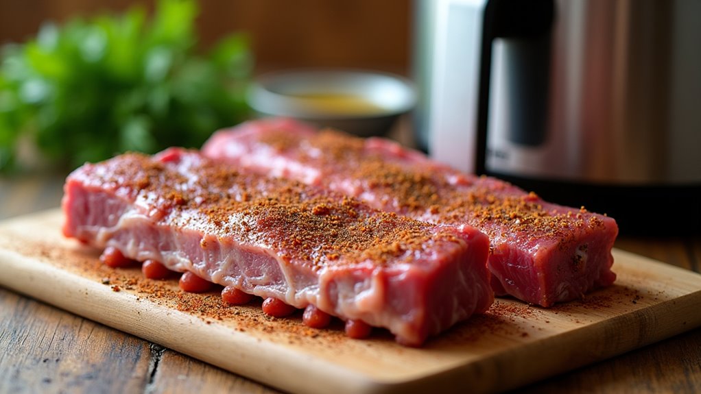 prepare ribs for air frying