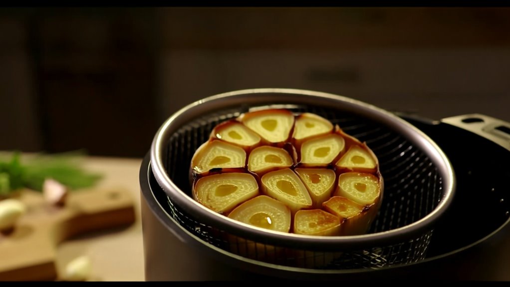 roast garlic using air fryer