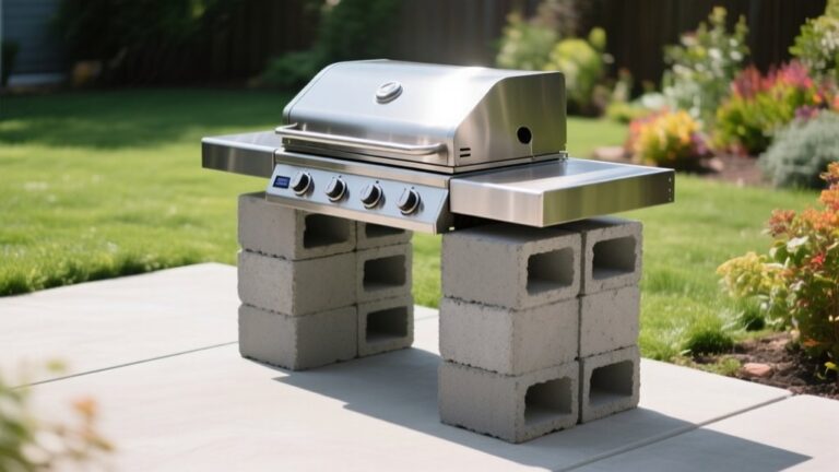 safe gas grill placement