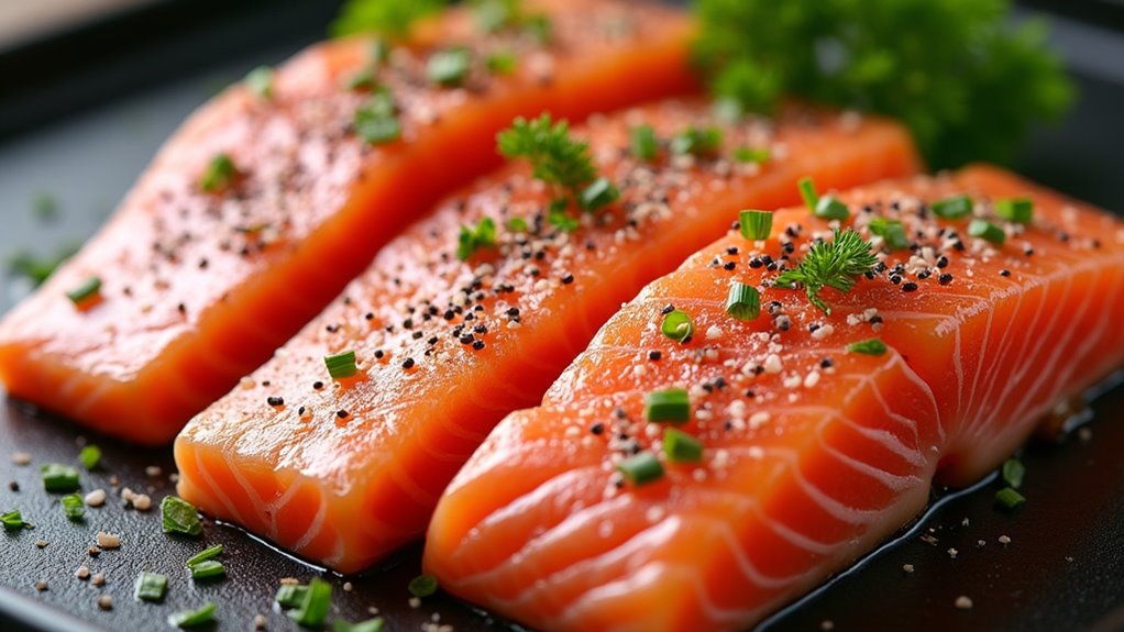 season arrange cook salmon