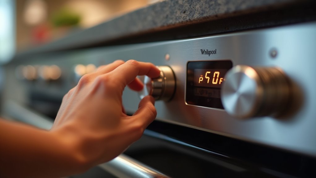 set oven temperature correctly