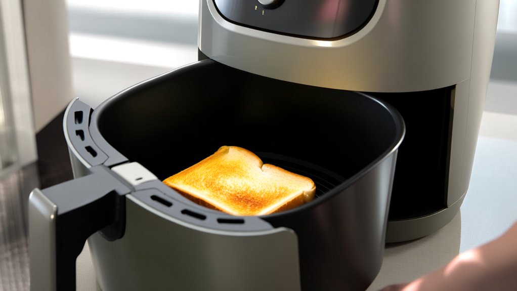 toast bread in air fryer