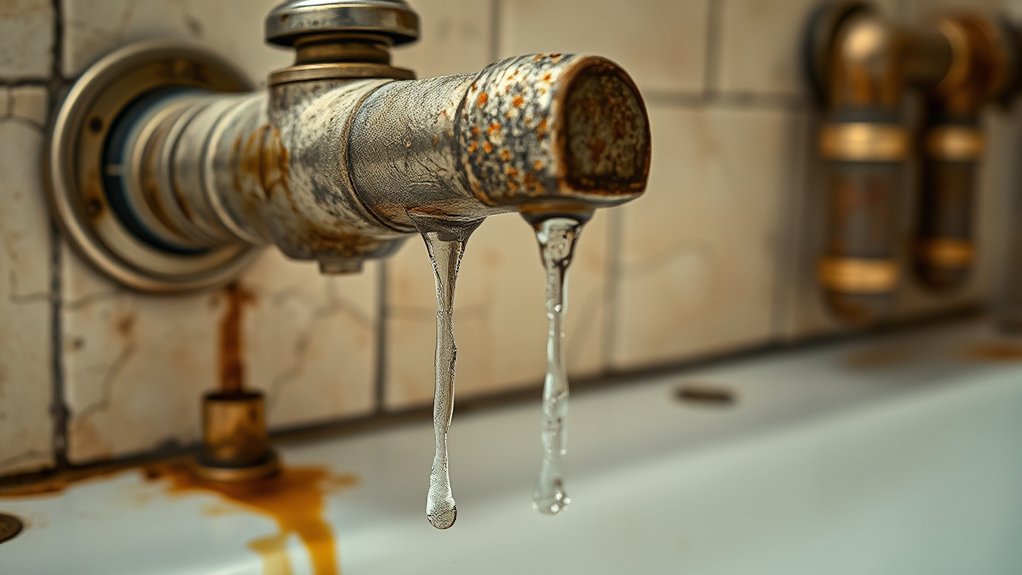 aging plumbing increases leaks