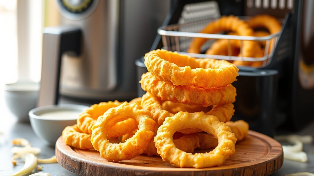 air fry crispy onion rings