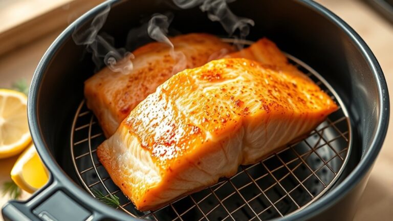 air fry frozen salmon