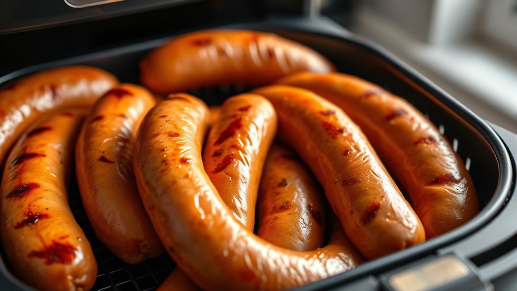 air fry sausage links