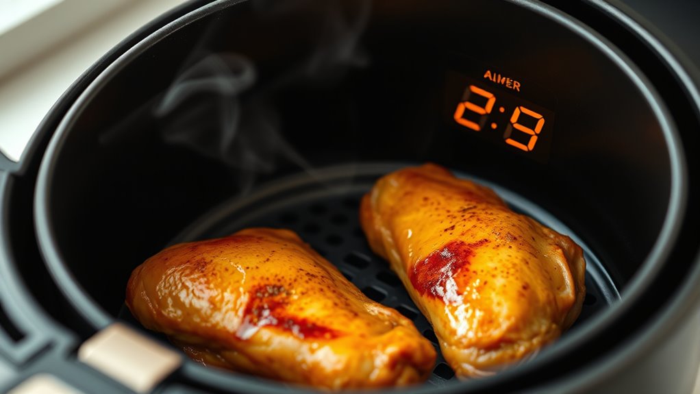 air fryer chicken temperature