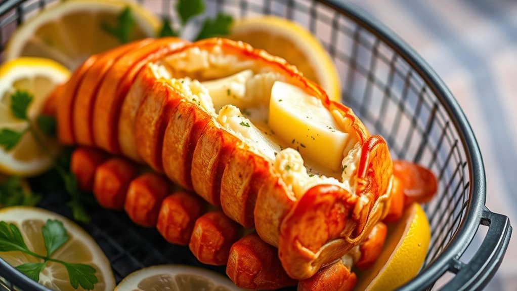air fryer lobster tail