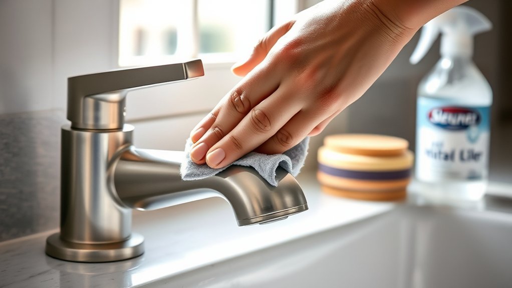 avoid abrasive cleaning products