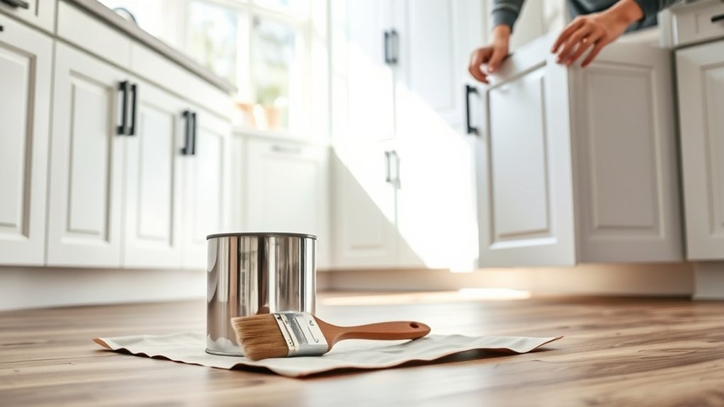 budget friendly cabinet makeover
