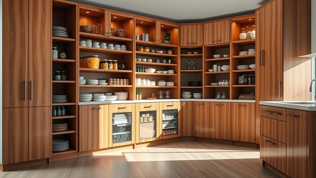 cabinet depth influences storage