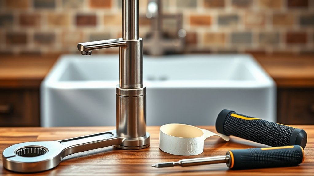 choose faucet gather tools