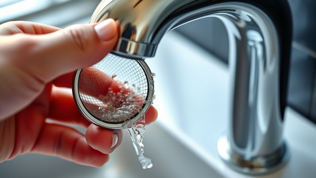 clogged faucet screen symptoms