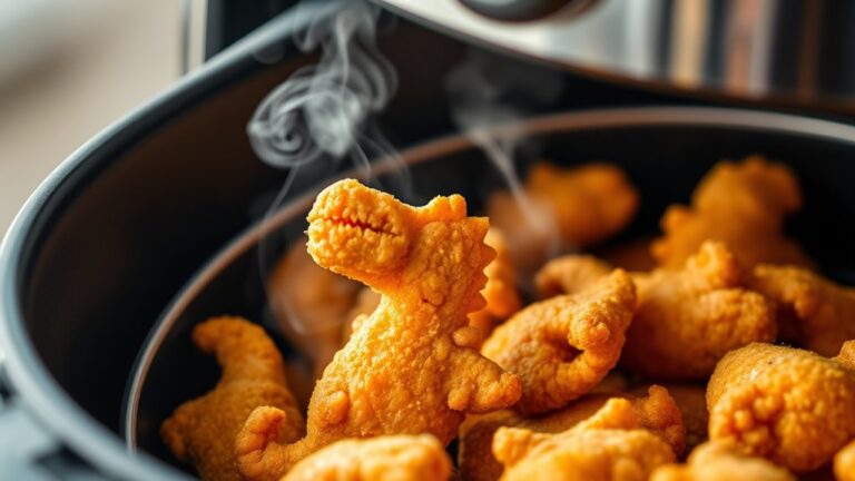 cooking dino nuggets time
