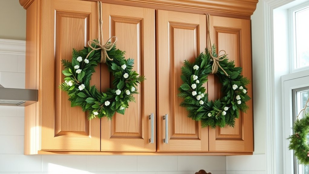 creative wreath placement ideas