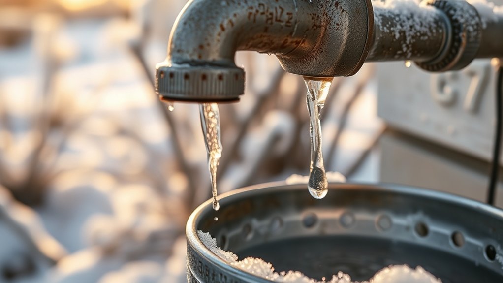 drip faucets before freezing