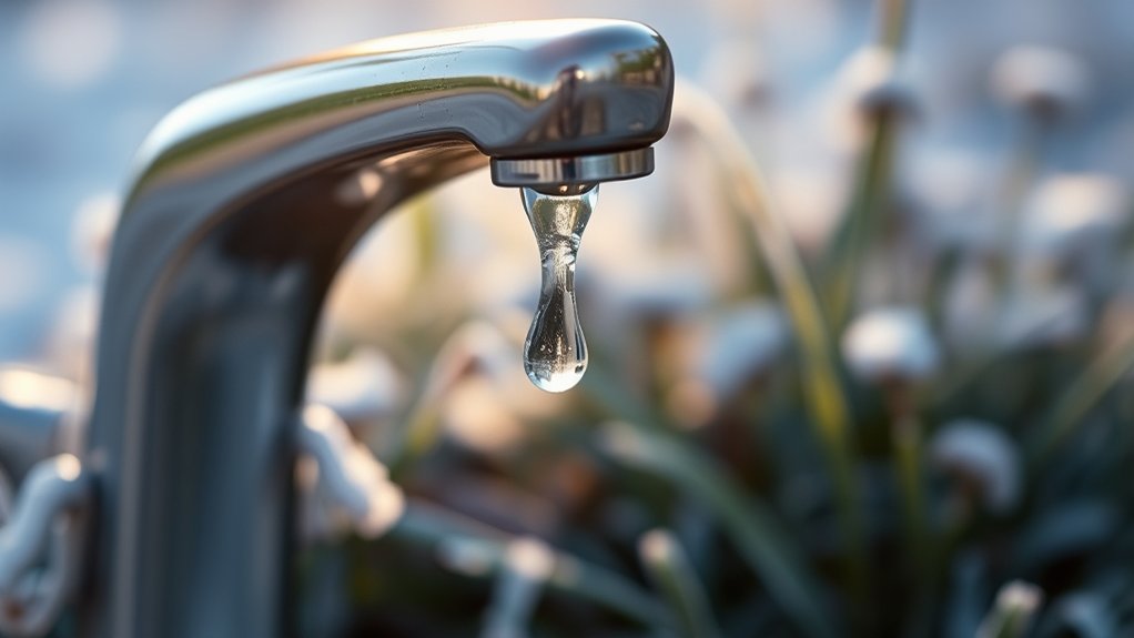 drip faucets in freezing weather