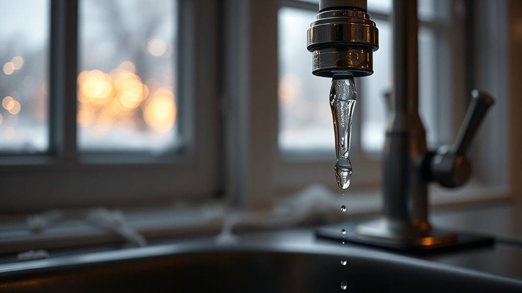 dripping faucets prevent freezing