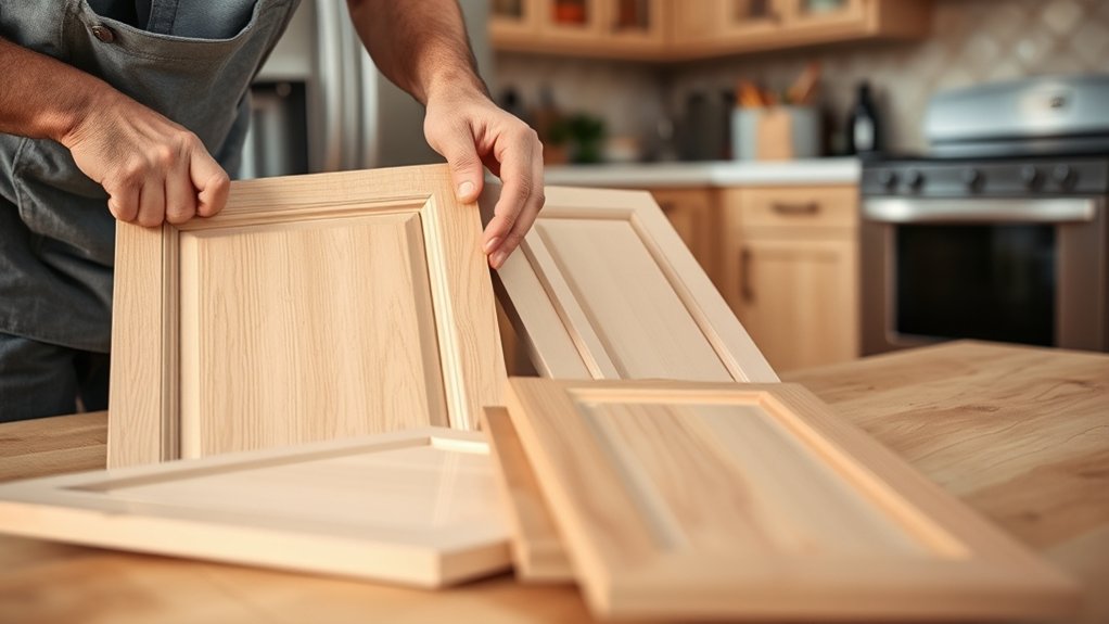 efficient kitchen cabinet transformation
