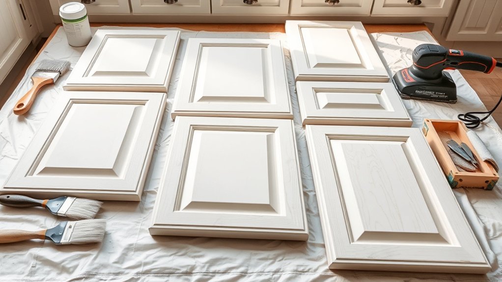 essential tools for cabinet painting